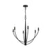 Progress Lighting - P400459-31M - Six Light Chandelier - Jheni - Matte Black