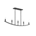 Progress Lighting - P400461-31M - Five Light Linear Chandelier - Jheni - Matte Black