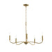 Progress Lighting - P400462-191 - Five Light Chandelier - Ilia - Brushed Gold