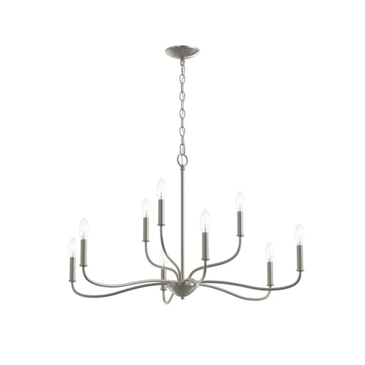 Progress Lighting - P400465-009 - Nine Light Chandelier - Ilia - Brushed Nickel