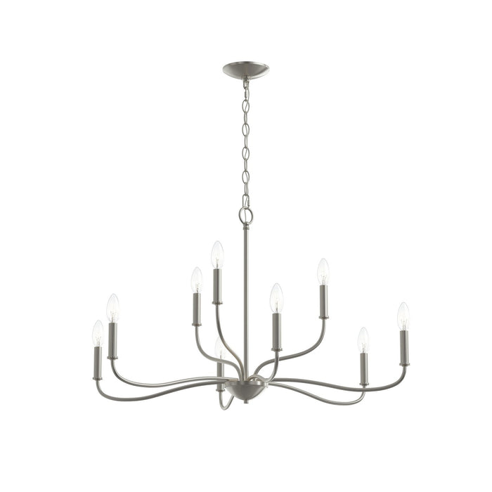 Progress Lighting - P400465-009 - Nine Light Chandelier - Ilia - Brushed Nickel