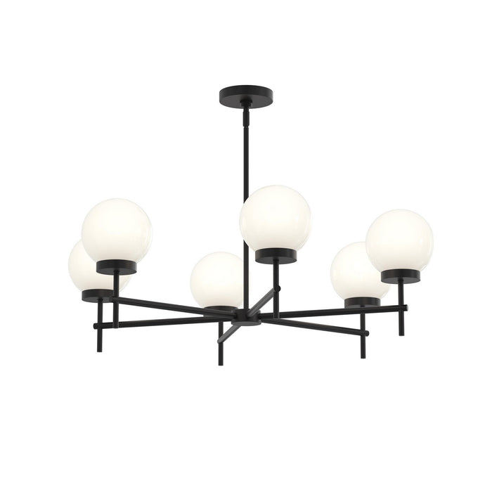 Progress Lighting - P400469-31M - Six Light Chandelier - Rigsby - Matte Black