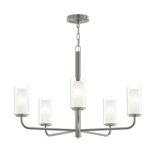 Progress Lighting - P400475-009 - Five Light Chandelier - Mack - Brushed Nickel