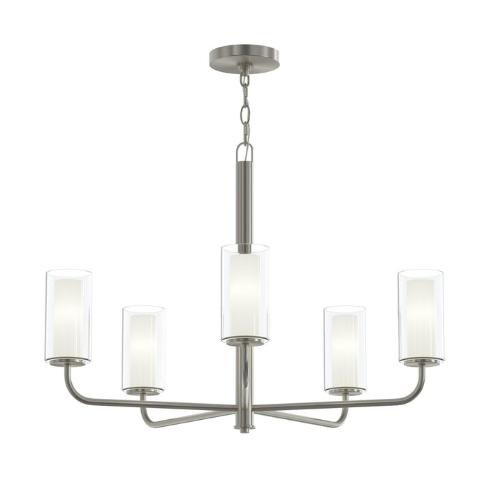 Progress Lighting - P400475-009 - Five Light Chandelier - Mack - Brushed Nickel