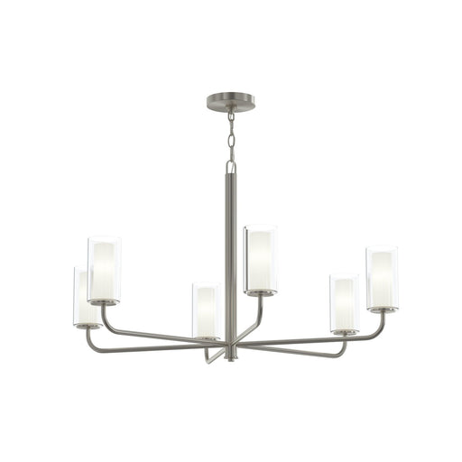 Progress Lighting - P400477-009 - Six Light Chandelier - Mack - Brushed Nickel