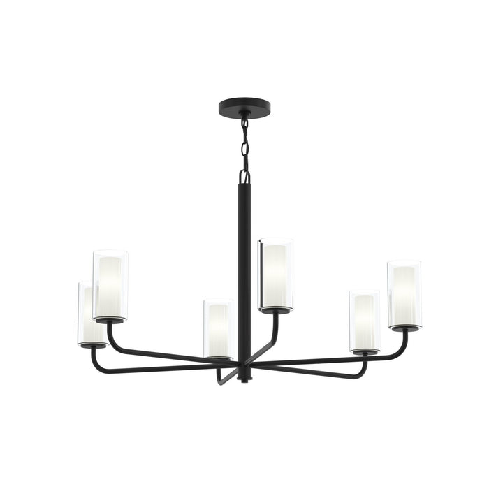 Progress Lighting - P400477-31M - Six Light Chandelier - Mack - Matte Black