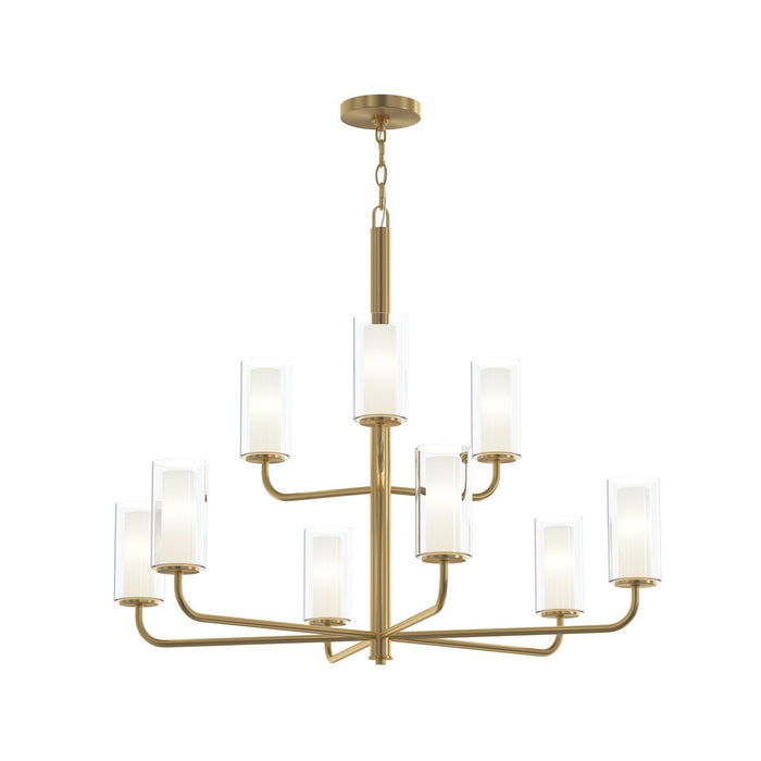 Progress Lighting - P400478-191 - Nine Light Chandelier - Mack - Brushed Gold