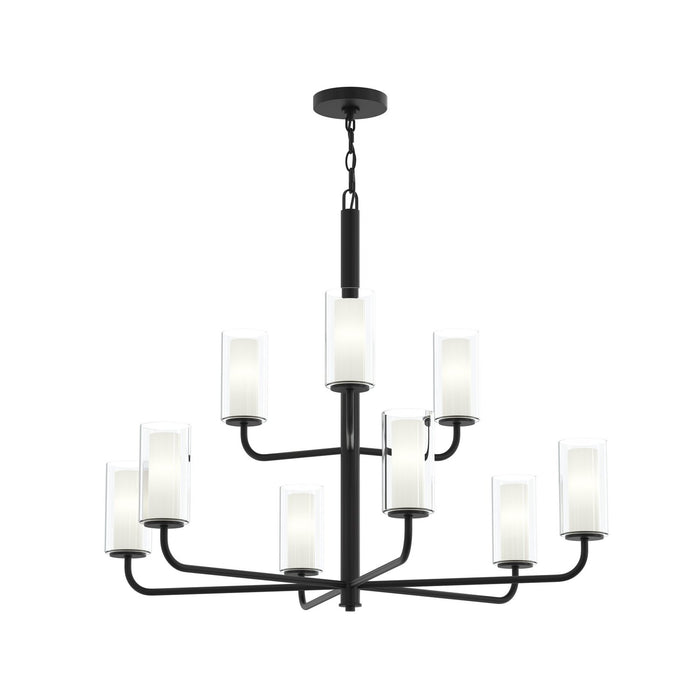 Progress Lighting - P400478-31M - Nine Light Chandelier - Mack - Matte Black