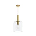 Progress Lighting - P500509-191 - One Light Pendant - Reines - Brushed Gold