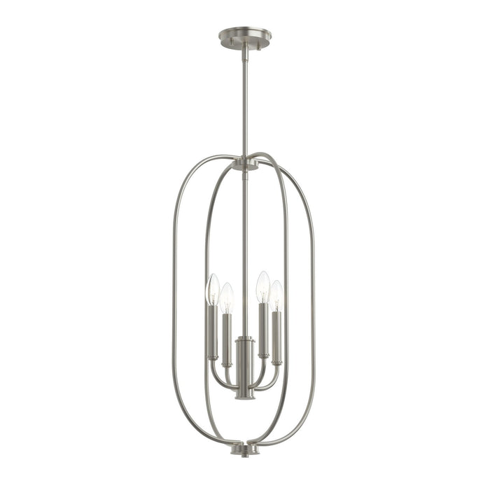 Progress Lighting - P500510-009 - Four Light Foyer Pendant - Reines - Brushed Nickel