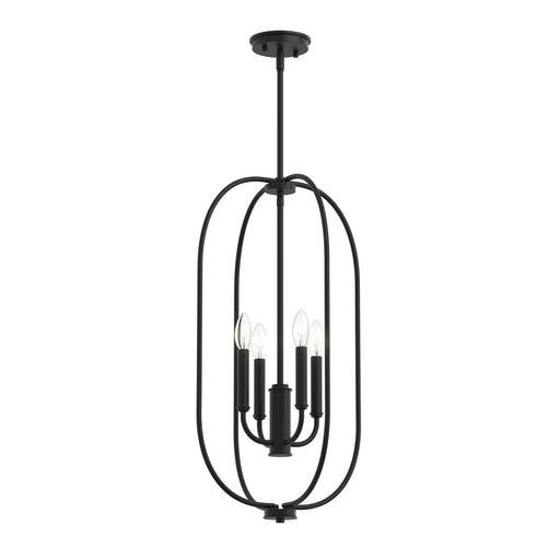 Reines Four Light Foyer Pendant Matte Black