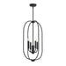 Progress Lighting - P500510-31M - Four Light Foyer Pendant - Reines - Matte Black