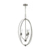 Progress Lighting - P500512-009 - Three Light Foyer Pendant - Jheni - Brushed Nickel