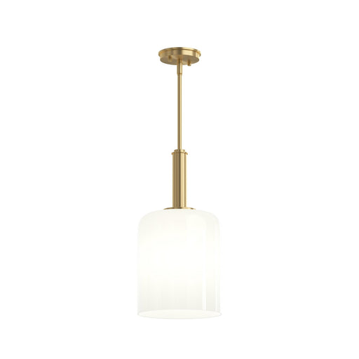 Reines One Light Pendant Brushed Gold