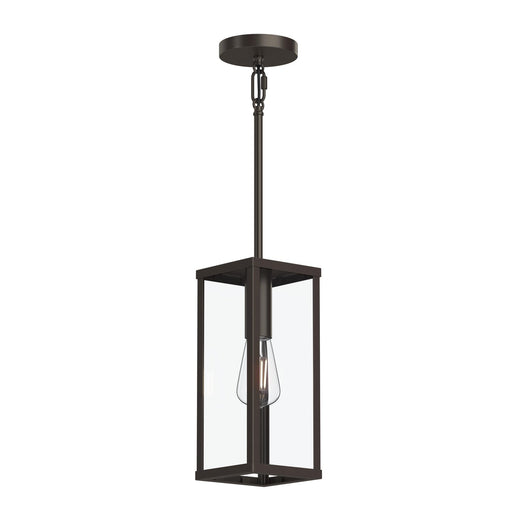 Ryle One Light Outdoor Pendant Antique Bronze