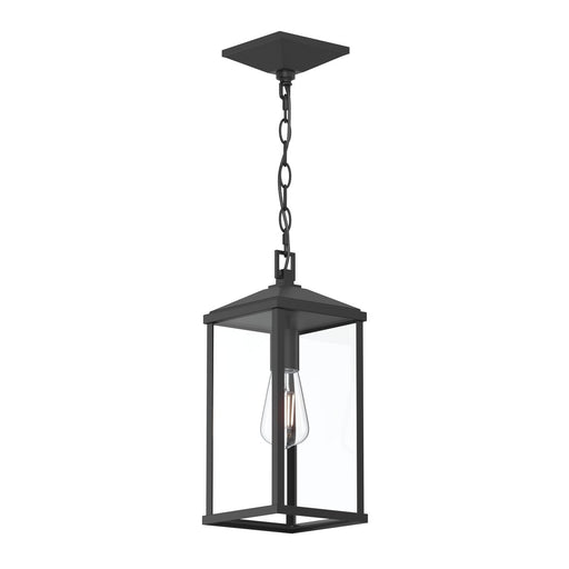 Cantley One Light Outdoor Pendant Matte Black