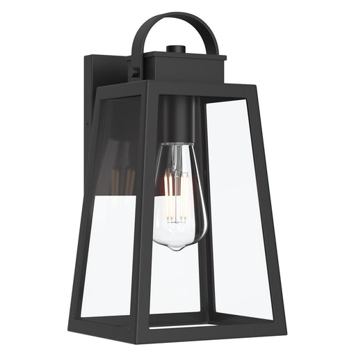 Hedry One Light Outdoor Wall Mount Matte Black