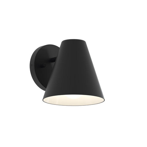 Mik One Light Outdoor Wall Mount Matte Black