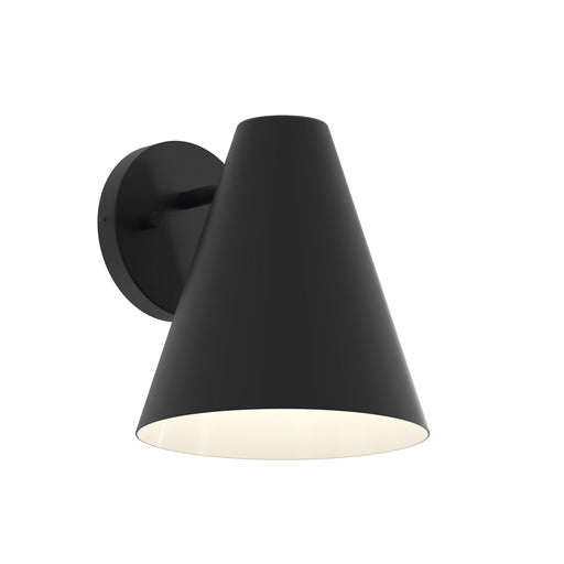 Mik One Light Outdoor Wall Mount Matte Black