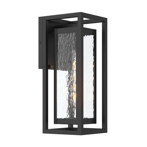 Shaw One Light Outdoor Wall Mount Black