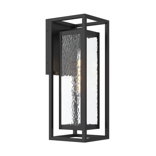 Shaw One Light Outdoor Wall Mount Black