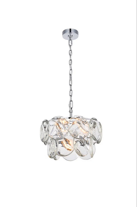 Elegant Lighting - 1010D16C-01CR - Six Light Chandelier - Charlotte - Chrome