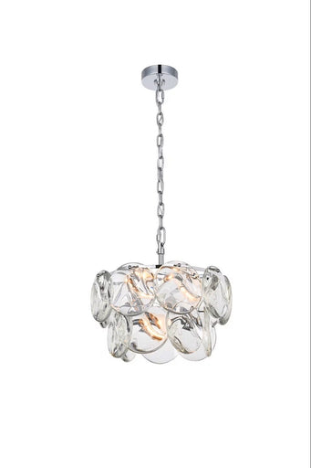 Charlotte Six Light Chandelier Chrome