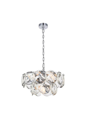 Charlotte Nine Light Chandelier Chrome