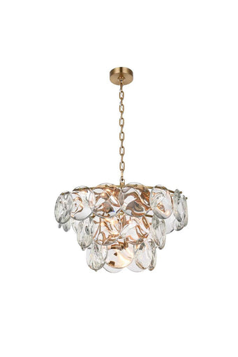 Charlotte 12 Light Chandelier Satin Gold