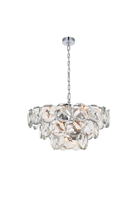 Elegant Lighting - 1010D28C-01CR - 14 Light Chandelier - Charlotte - Chrome