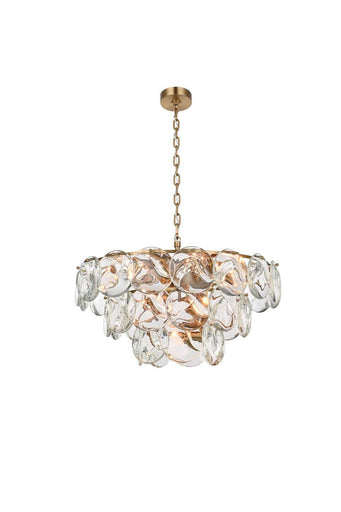 Charlotte 14 Light Chandelier Satin Gold