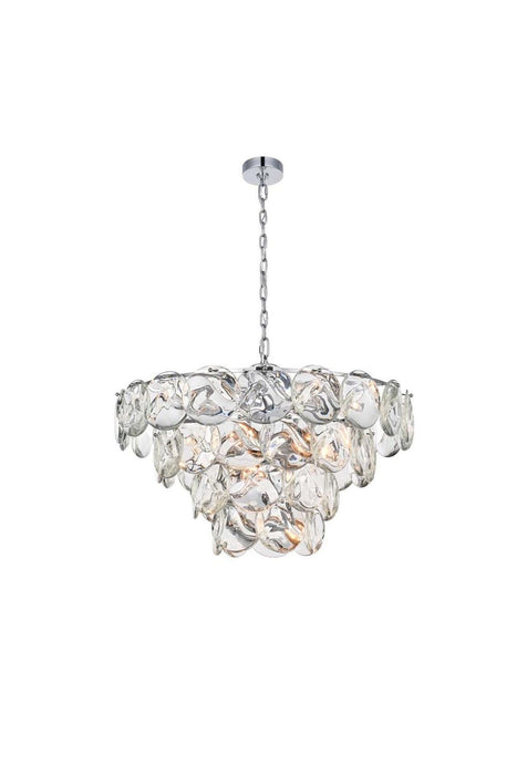 Elegant Lighting - 1010D32C-01CR - 21 Light Chandelier - Charlotte - Chrome