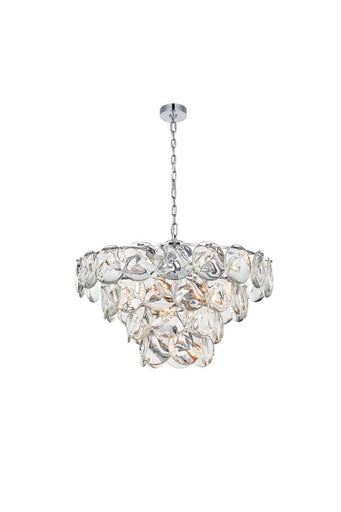 Charlotte 21 Light Chandelier Chrome