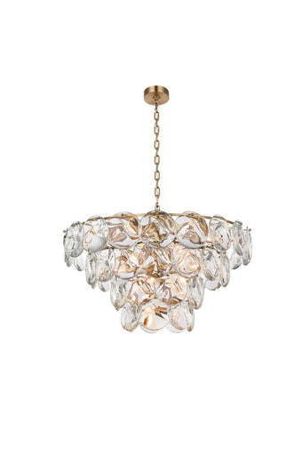 Charlotte 21 Light Chandelier Satin Gold