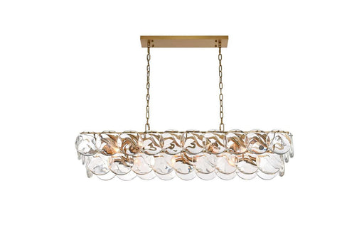 Charlotte 20 Light Chandelier Satin Gold