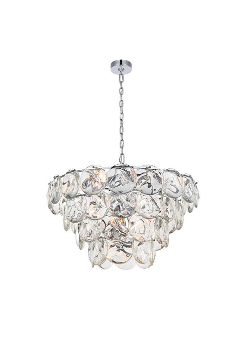 Elegant Lighting - 1010G30C-01CR - 21 Light Chandelier - Charlotte - Chrome