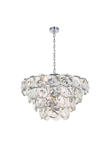 Charlotte 21 Light Chandelier Chrome