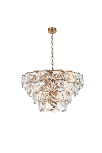 Charlotte 21 Light Chandelier Satin Gold
