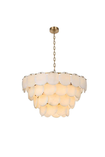 Charlotte 21 Light Chandelier Satin Gold