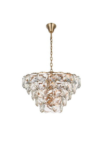 Charlotte 29 Light Chandelier Satin Gold