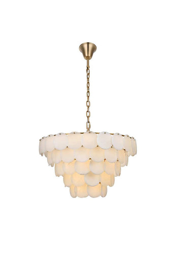 Charlotte 29 Light Chandelier Satin Gold