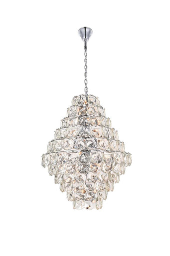 Charlotte 66 Light Chandelier Chrome