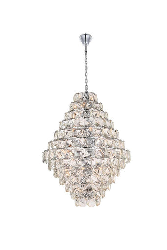 Charlotte 90 Light Chandelier Chrome