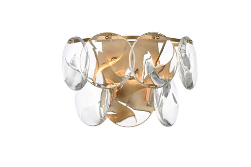 Charlotte Three Light Wall Sconce Satin Gold
