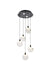 Elegant Lighting - 1012D16BK-11ST - LED Pendant - Avery - Black