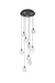 Elegant Lighting - 1012D20BK-11ST - LED Pendant - Avery - Black