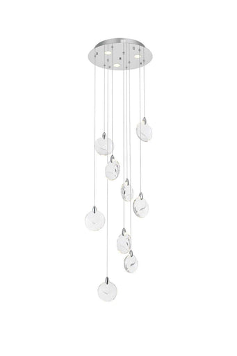 Avery LED Pendant Chrome