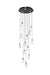 Elegant Lighting - 1012D24BK-01CR - LED Pendant - Avery - Black