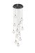 Elegant Lighting - 1012D24BK-11ST - LED Pendant - Avery - Black