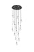 Elegant Lighting - 1012D28BK-01CR - LED Pendant - Avery - Black